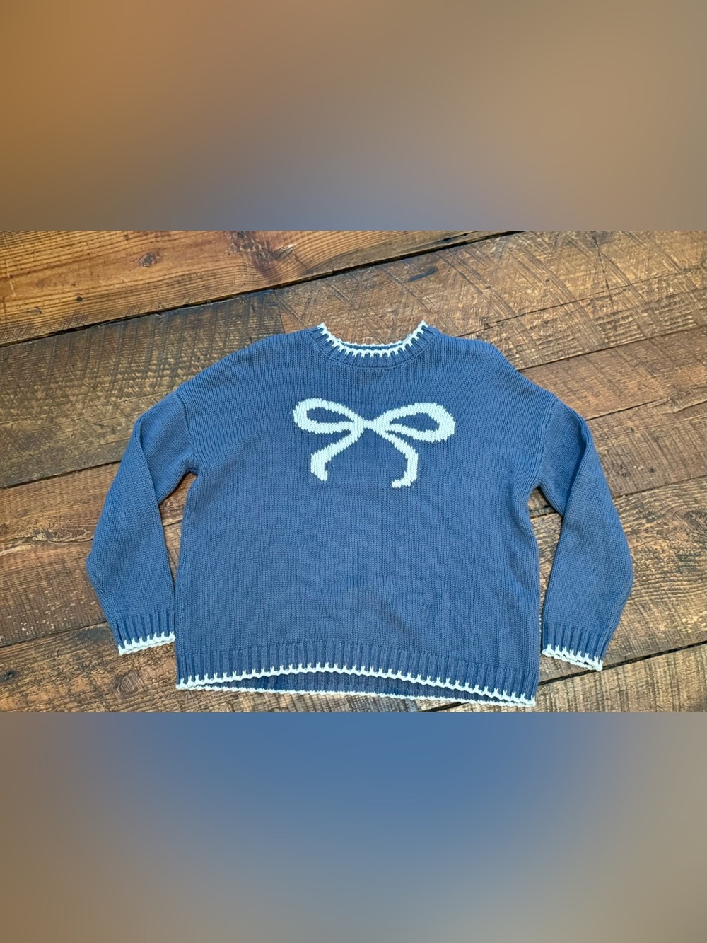 Ribbon Sweater Sz Small